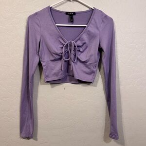 Public Women's Lavender Crop Top